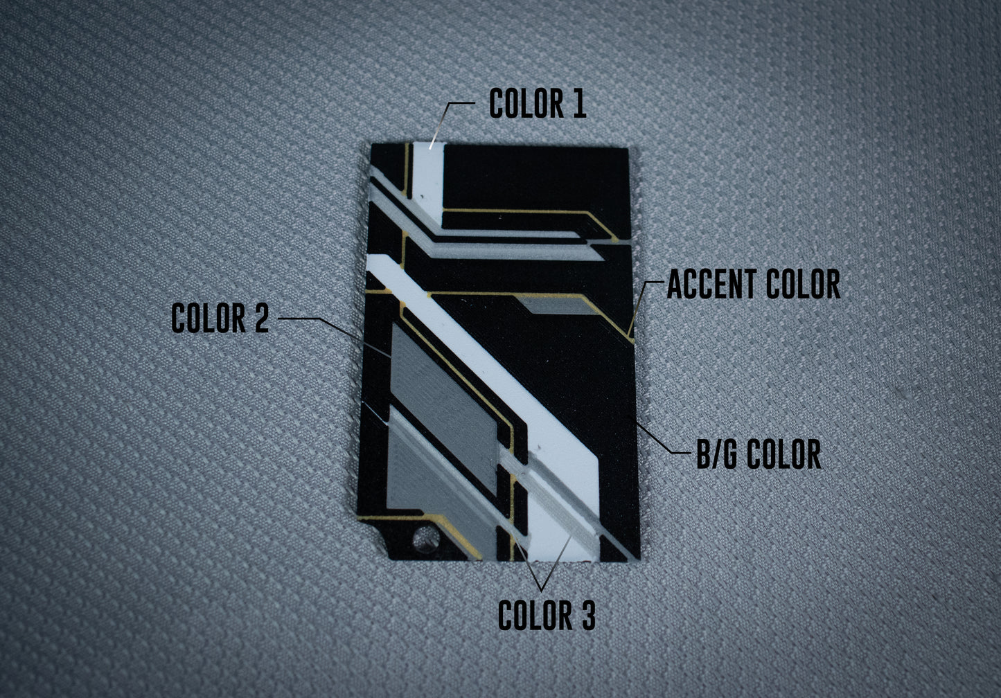 Modular Pop Up Credit Card Wallet - Geometric Label