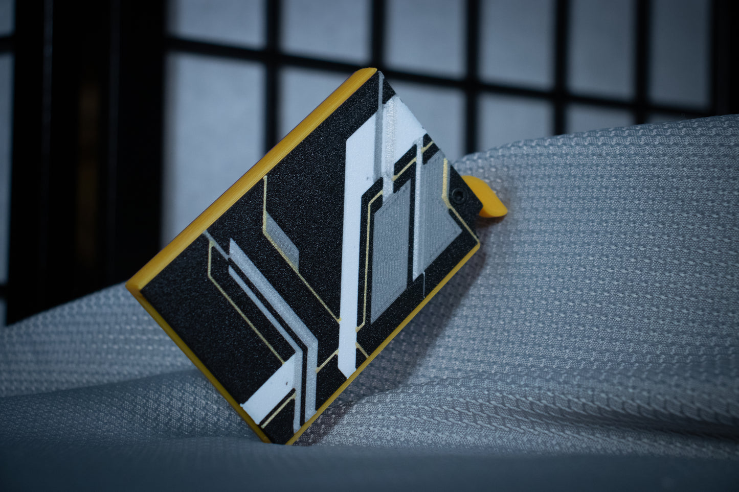 Modular Pop Up Credit Card Wallet - Geometric Label